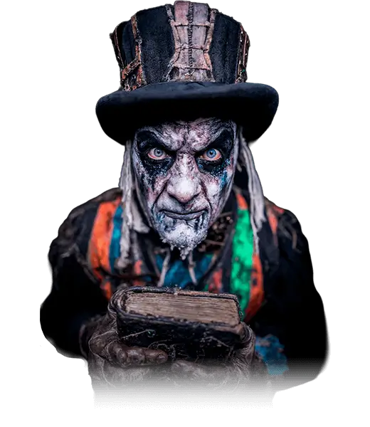 Ringmaster portrait marketing BC haunted house